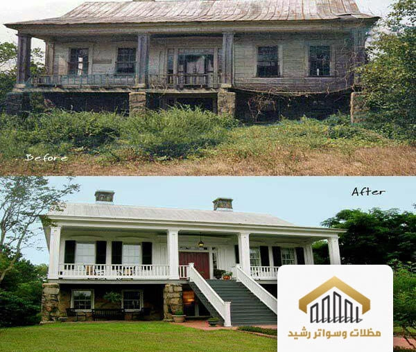 ترميم منازل قبل وبعد جدة