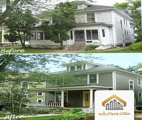 ترميم منازل قبل وبعد جدة
